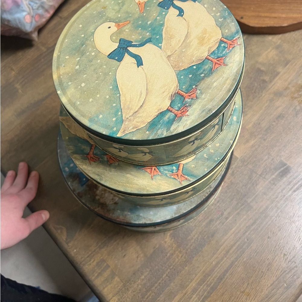 Duck Themed Decorative Tins